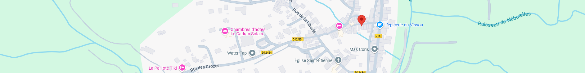 Plan google map Délicat'Plumes